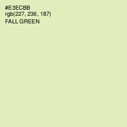 #E3ECBB - Fall Green Color Image